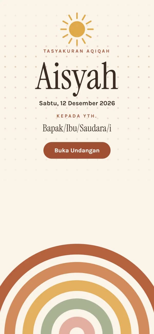 Pratinjau Lengkung Boho