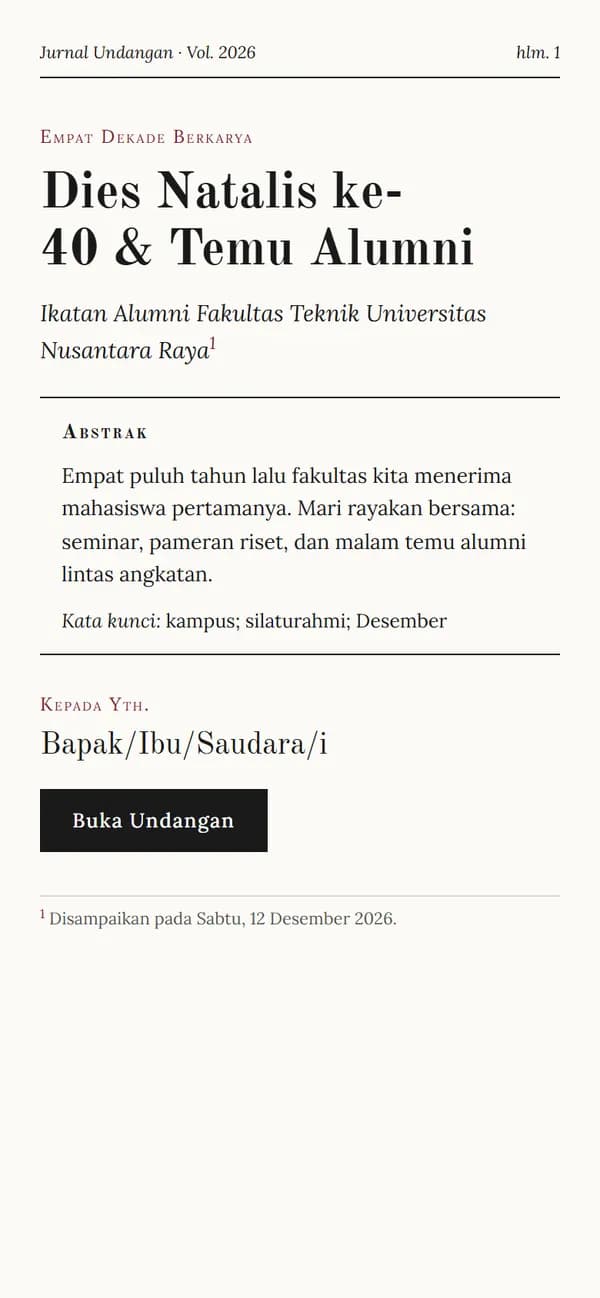 Pratinjau Jurnal